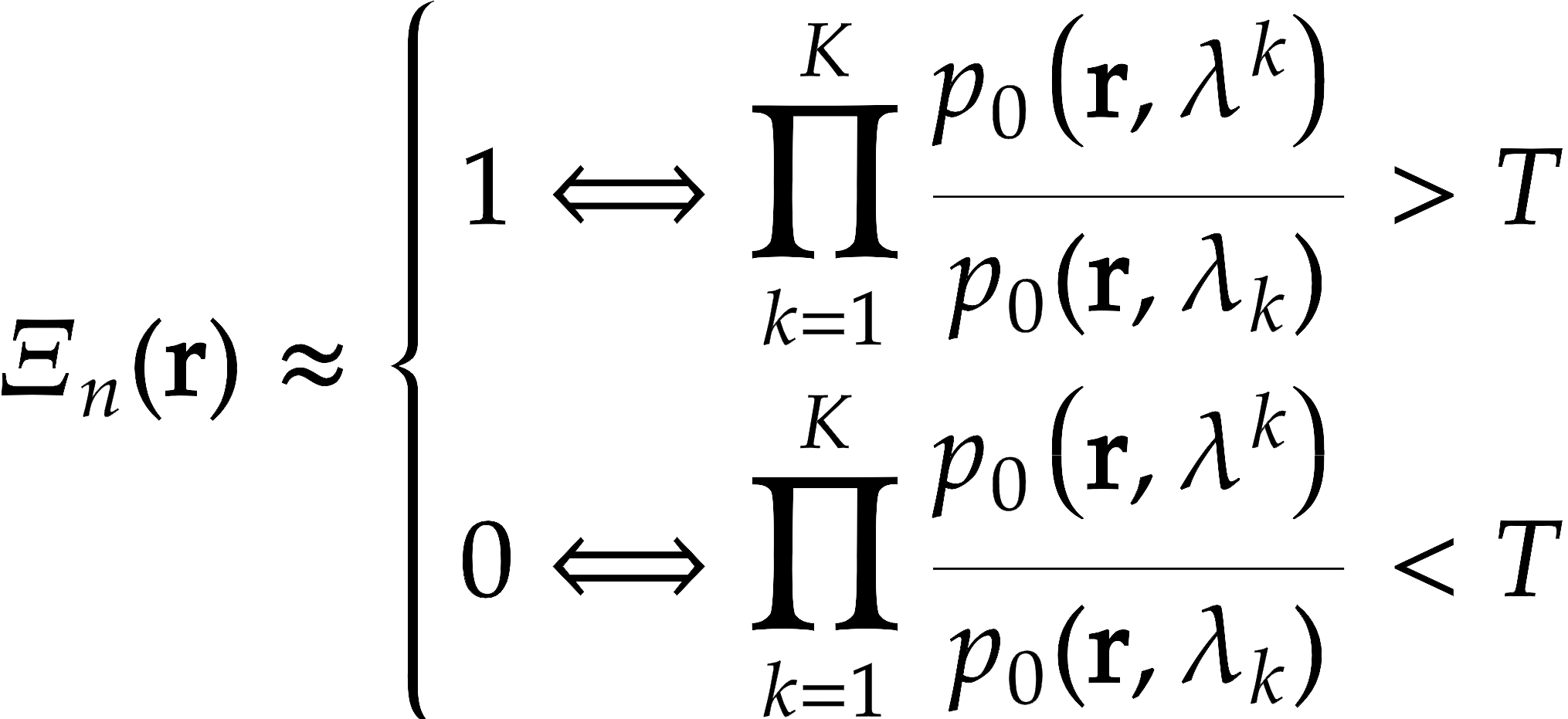 Math equation of algorithm